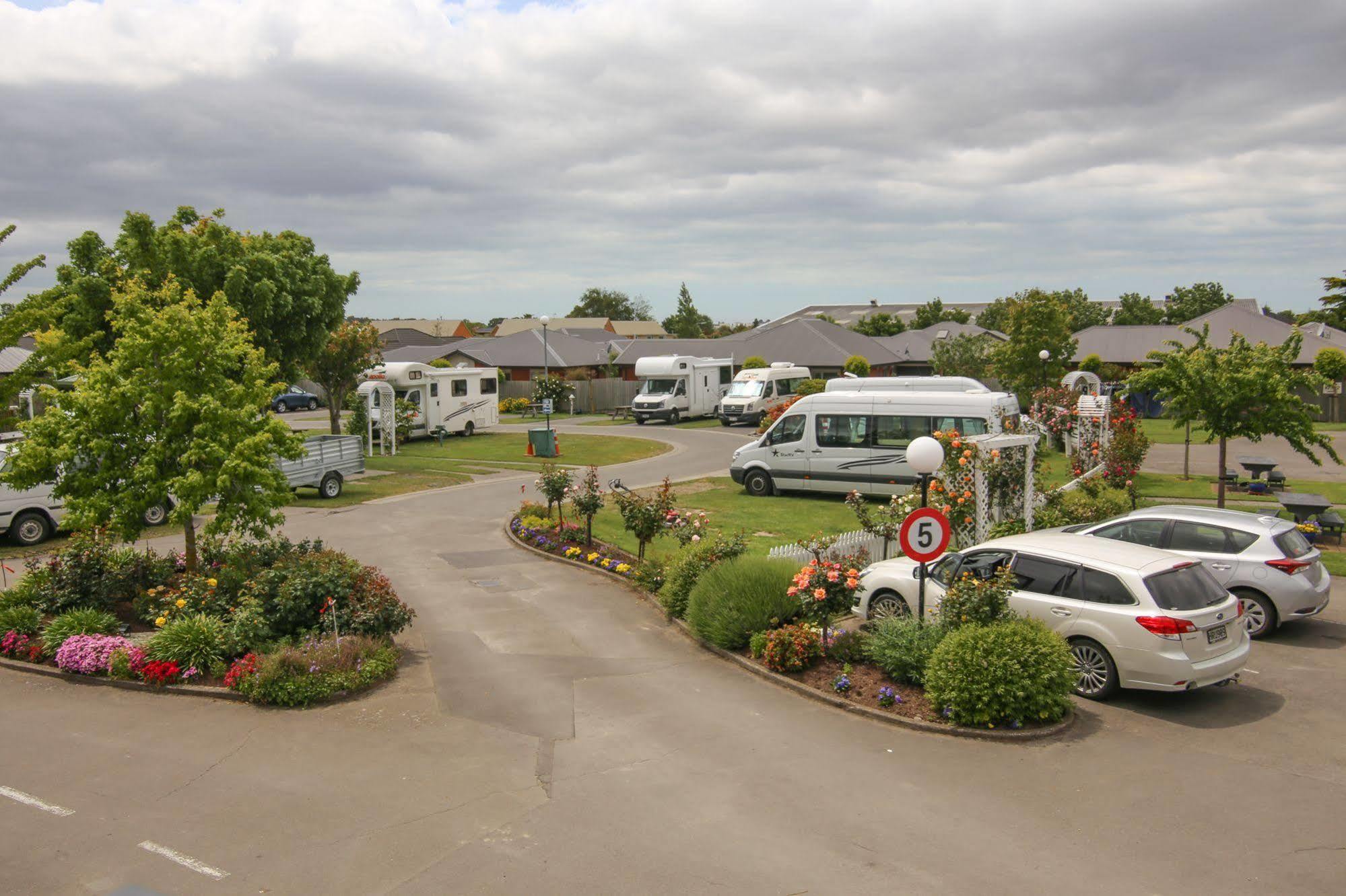 Amber Kiwi Holiday Park & Motels Christchurch Exterior foto
