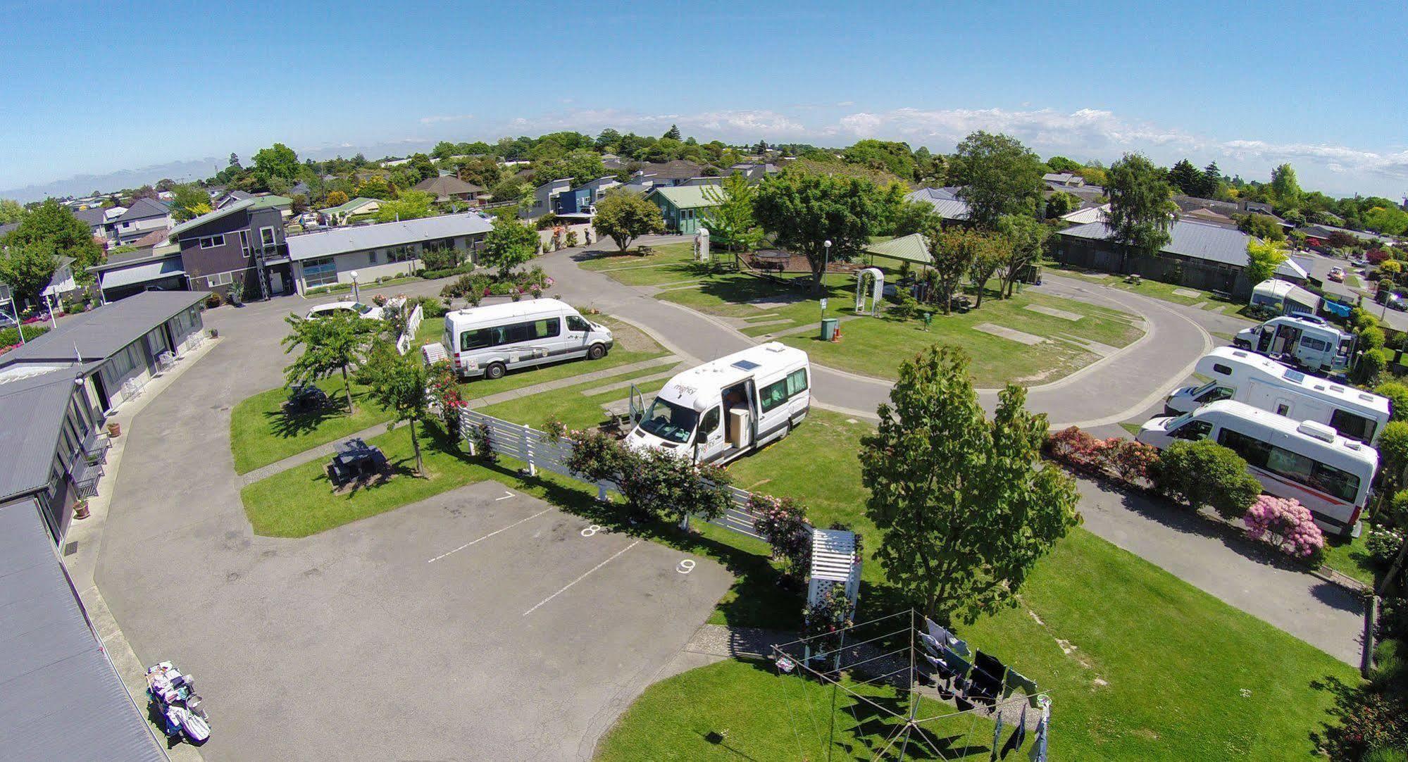 Amber Kiwi Holiday Park & Motels Christchurch Exterior foto