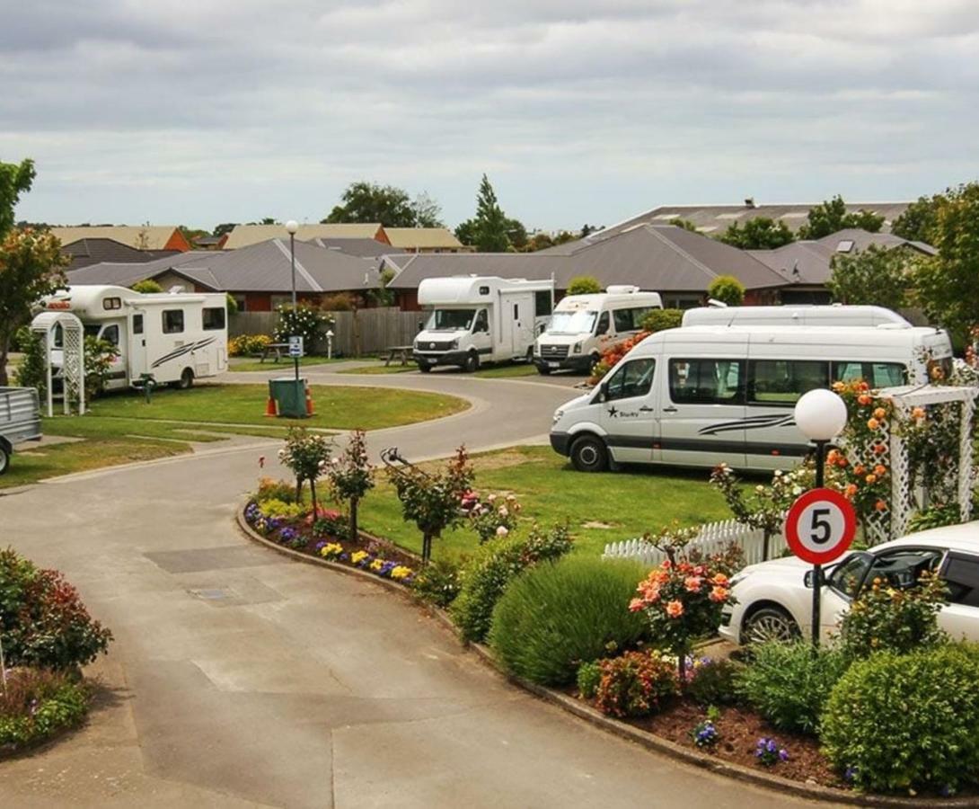 Amber Kiwi Holiday Park & Motels Christchurch Exterior foto